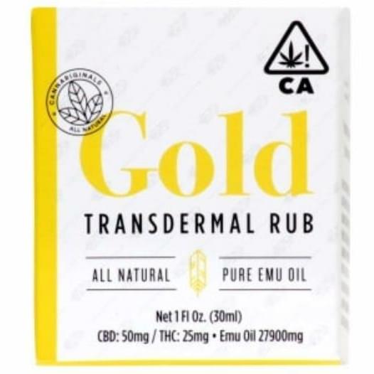 Cannariginals Gold Transdermal Rub