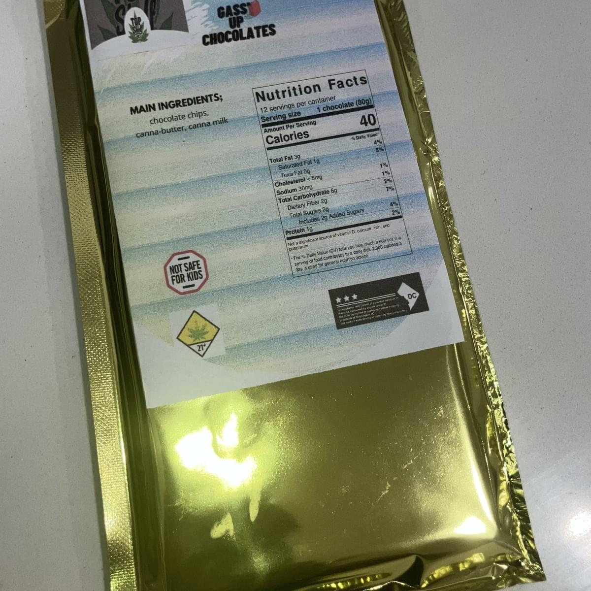 1000mg king size Chocolate bar