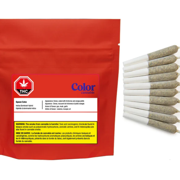 Color Cannabis: Space Cake Pre-rolls (3.5g) (10pk)