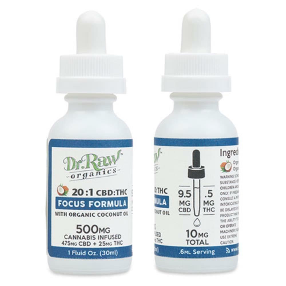 Dr. Raw Organics Focus Formula CBD Tincture 30ml 500mg