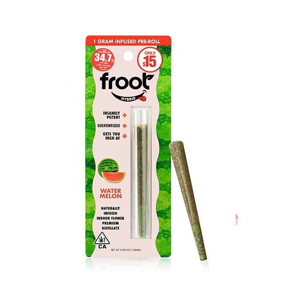 Froot - Hybrid - Watermelon - 1g Infused Preroll