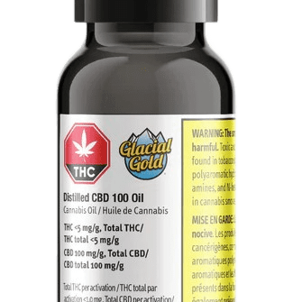Glacial Gold - Distilled CBD Oil 100 1x30ml