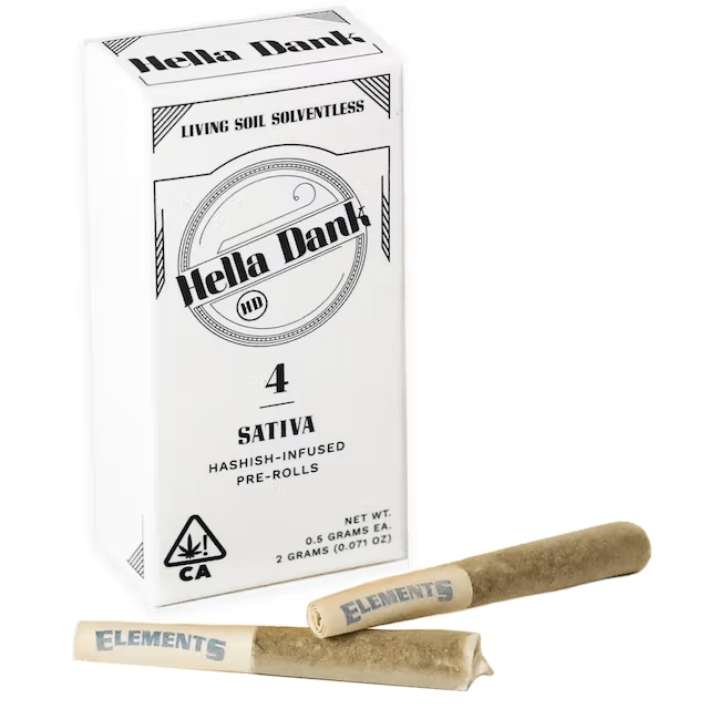 HELLA DANK HIDDEN TREASURE X SQUIRT HASH INFUSED PRE-ROLL PACK