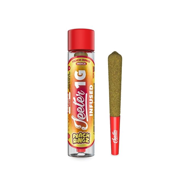 Jeeter - Indica - Peach Ringz - 1g Infused Preroll