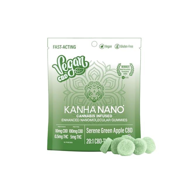 Kanha - Nano - CBD Vegan Serene Green Apple 20:1