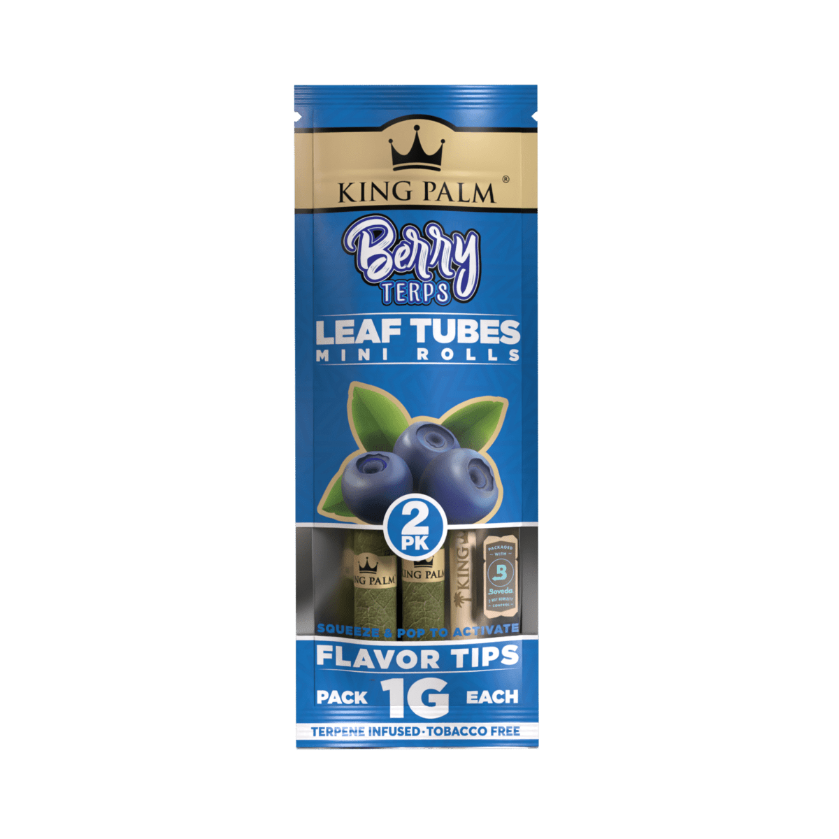 King Palm - Mini Pre-roll Pouch 2pk Berry