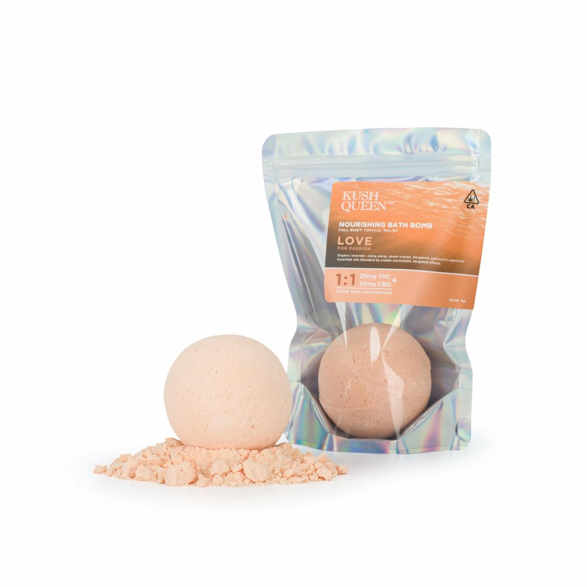 KUSH QUEEN LOVE 1:1 BATH BOMB