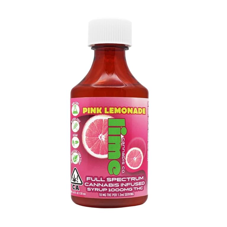 Lime - Hybrid - Pink Lemonade - 1000mg Extra Strength Syrup