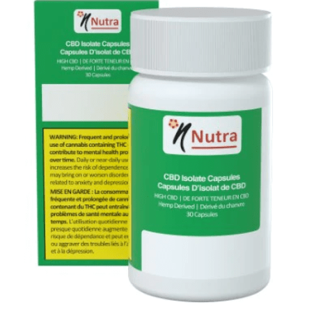 Naturally Nutra: 100MG CBD Capsules(3000mg)(30pk)