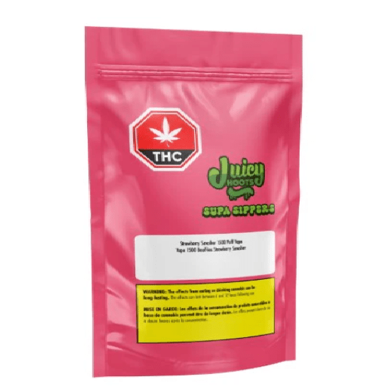 NicAlt by Juicy Hoots: Strawberry Smasher Supa Sipper Disposable Pen (4g)