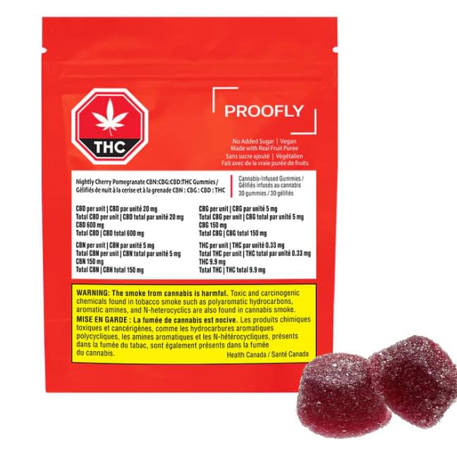 NIGHTLY CHERRRY POMEGRANATE | 30 x .33mg