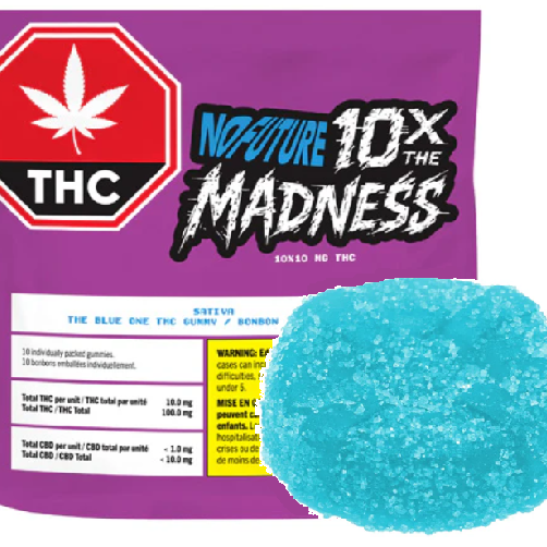 No Future: 10x The Madness  The Blue One Sativa THC Gummies (100g)(10pcs)
