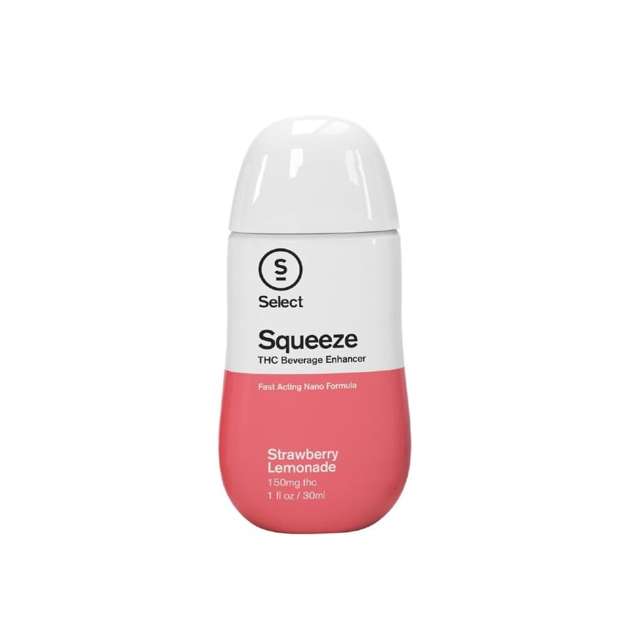 Select - Hybrid - Squeeze Strawberry Lemonade THC Beverage Enhancer  -  1oz / 150mg