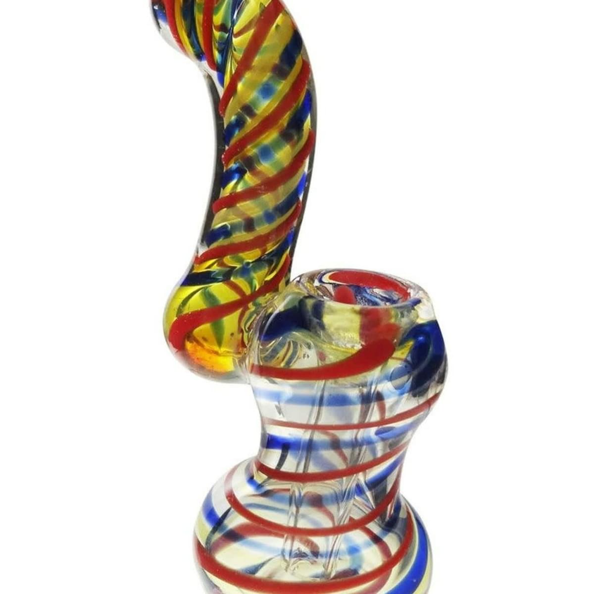 Sherlock Bubbler w/ Color Stripes
