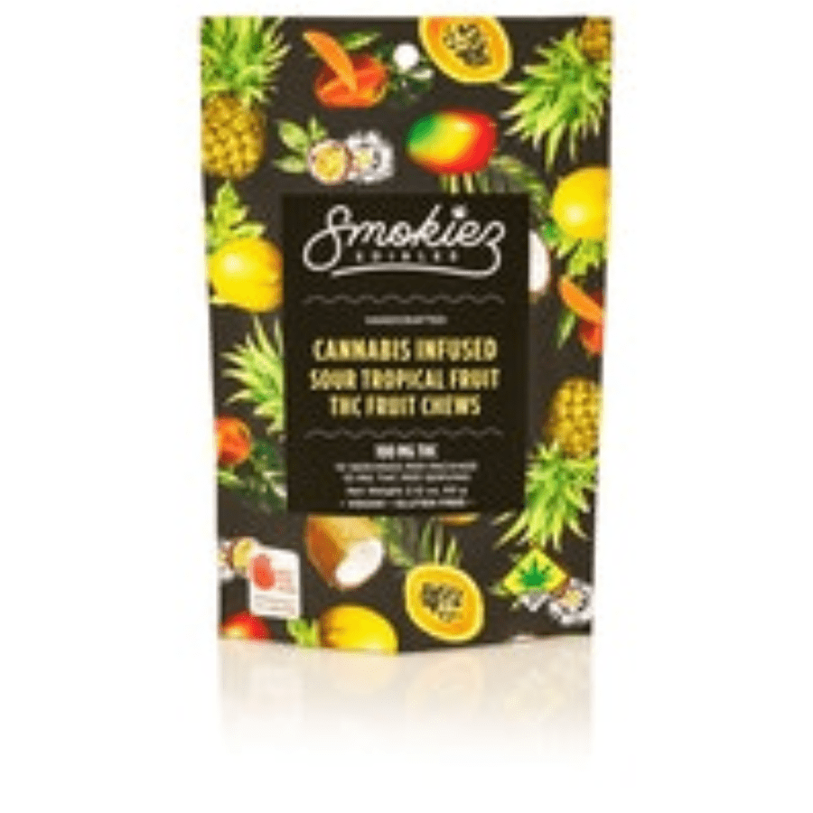 Smokiez Tropical Fruit Fruit Gummies 100mg