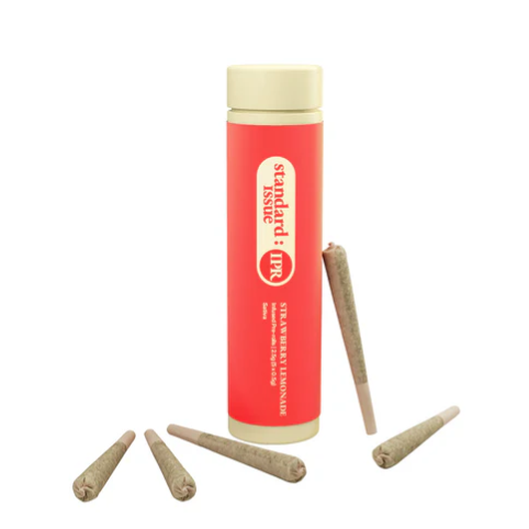 Standard Issue: Strawberry Lemonade Distillate Infused Pre-rolls (2.5g)(5pk)