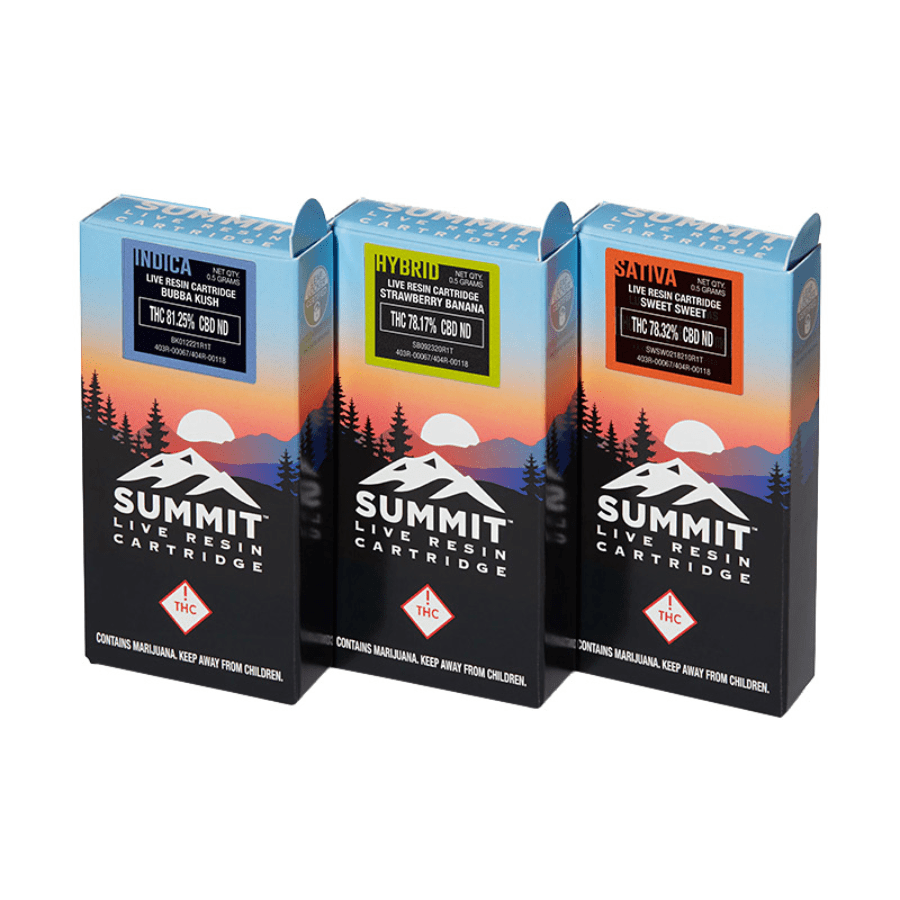 Summit Concentrates Live Resin Cartridge | Mandarin Sunset 500mg Rec