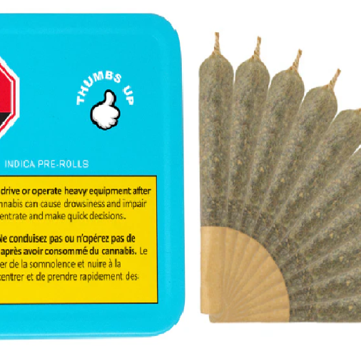 Thumbs Up: Indica Pre-rolls(5g)(10pk)