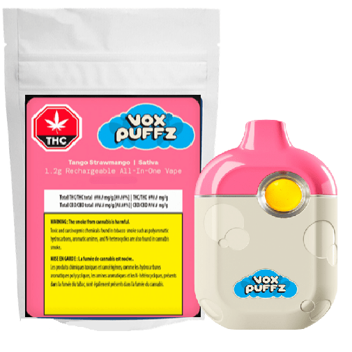 VoxPuffz: Tango Straw-Mango Rechargeable Vape (1.2g)