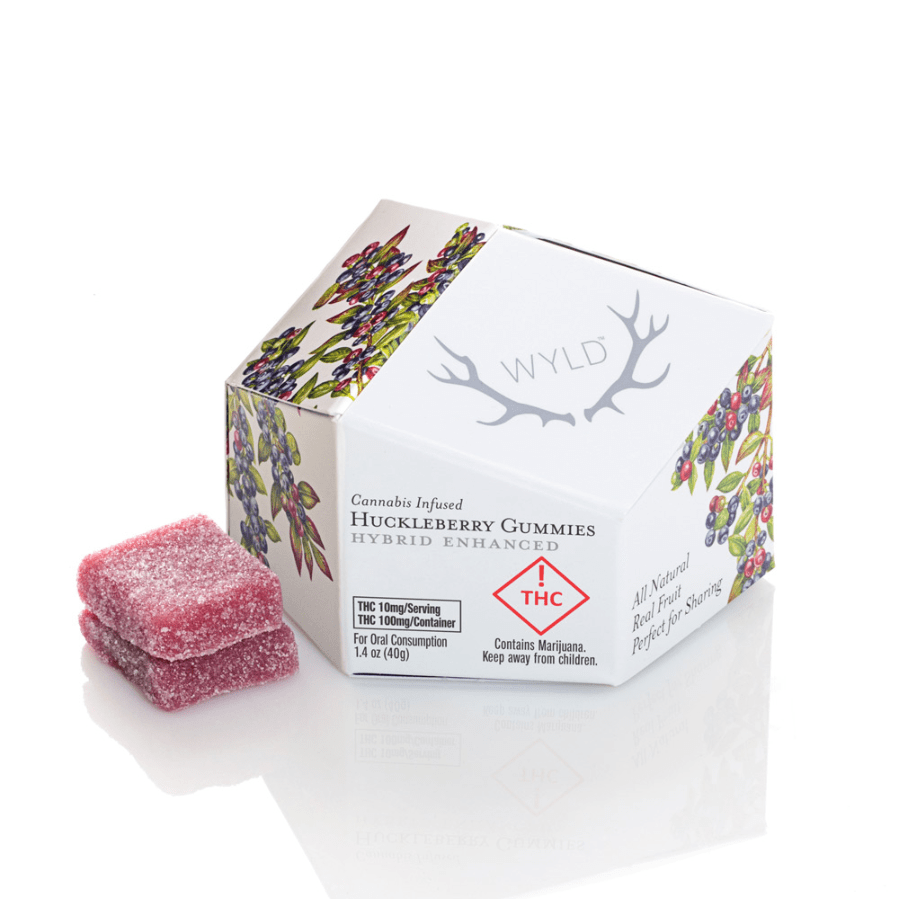 Wyld Huckleberry Gummies | Hybrid 100mg Rec