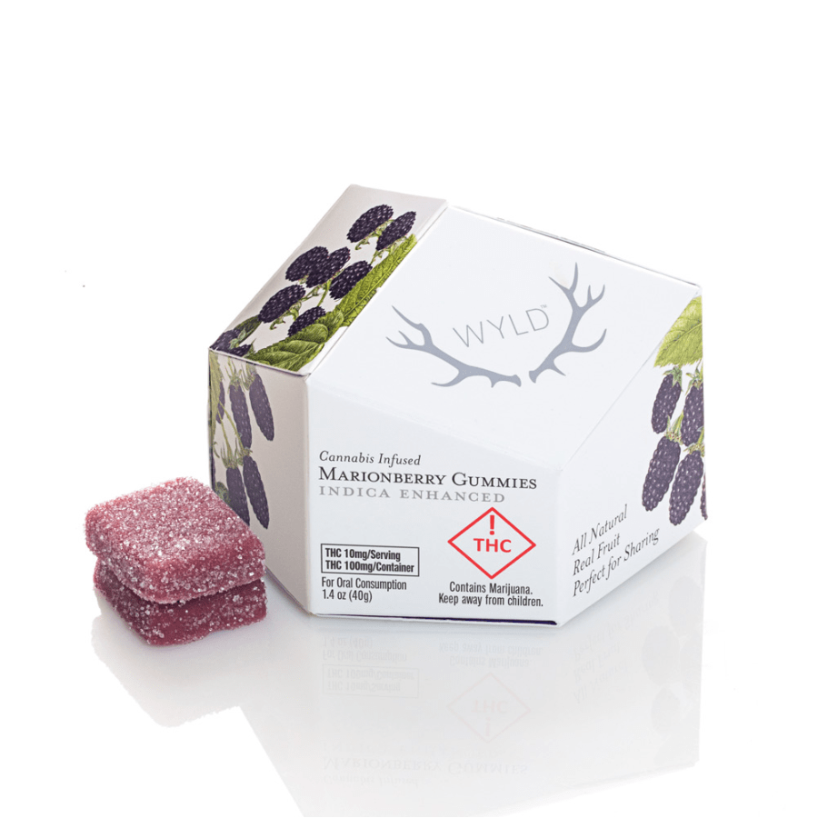 Wyld Marionberry Gummies | Indica 100mg Rec