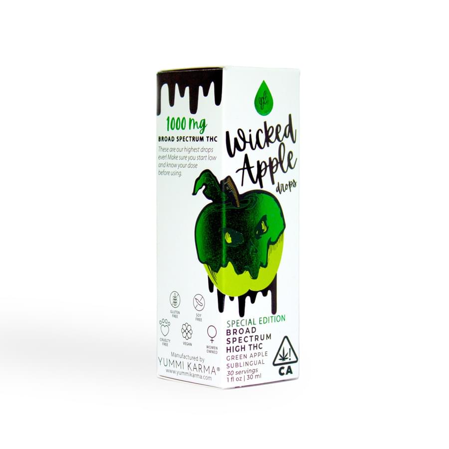 Yummi Karma - Wicked Apple - 1000mg THC 30ml Tincture Drops
