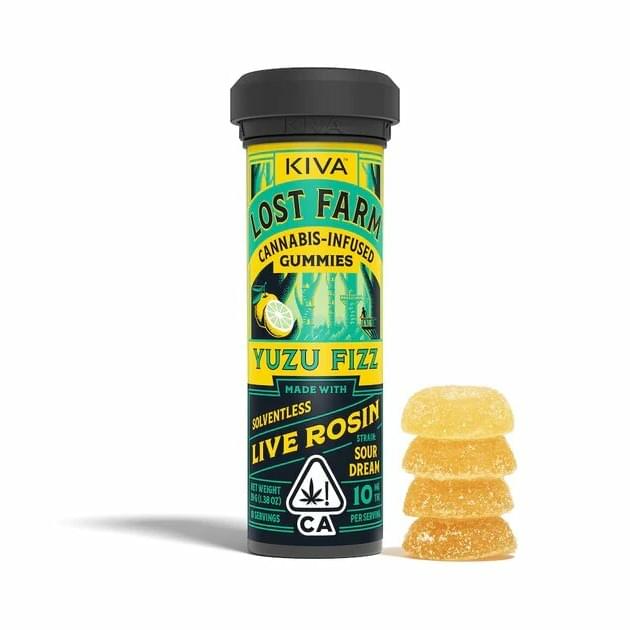 YUZU FIZZ SOUR DREAM ROSIN GUMMIES (100MG) [S]