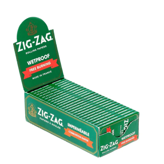 Zig Zag Green Wet Proof