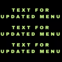 Text for Menuuu