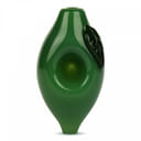 3.5" LIME-SHAPED HAND PIPE | RED EYE GLASS