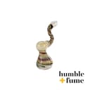 6.5" Tall Inside Out Fumed Sherlock Bubbler