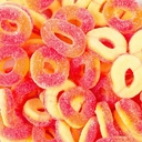 600MG PEACH RING CANDY