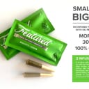 Friendly Farms | Bubblegum x Sherbet Bx live resin sugar infused premium indoor flower preroll 2-pack 1g total | 34.79% THC