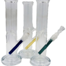 10" Tube w/ Colored Stem | Assorted Colors