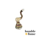 6.5" Tall Inside Out Fumed Sherlock Bubbler
