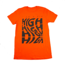 A Bit High Tee Shirt | Orange Size S