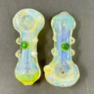 Dragon Cartel - 3 in. Silver Fume Marble Hand Pipe
