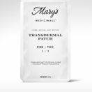 Marys 1:1 CBD : THC Transdermal Patch