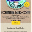 Teajuana Continental Coffee Sativa 100mg