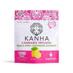Kanha Indica Pink Lemonade Gummies 100mg