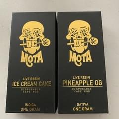 WAKE N BAKE DC MOTA LIVE RESIN CARTS (INDICA)
