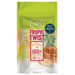 Dixie Gummy- Indica- Tropic Twist- 100mg
