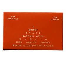A Golden State - Caramel Apple 3.5g 5pk pre rolls
