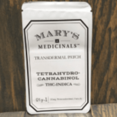 MARY'S MEDICINAL PATCH THC INDICA- 20mg