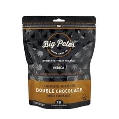 Big Pete's - Indica - Double Chocolate - 10 x 10mg Edible Cookies