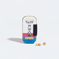 Breez - Hybrid - CBD Relief - 50 x 10mgTHC : 10mgCBD Edible Tablets