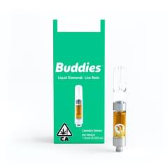 Buddies - Indica - Wedding Cake x Watermelon Z Liquid Diamonds - 1g Live Resin Cartridge