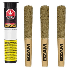 BZAM: Dunkd Maui Wowie Infused Pre-rolls (1.5g)(3pk)