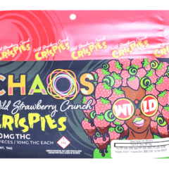 Chaos Crispies Strawberry Chocolate 100mg