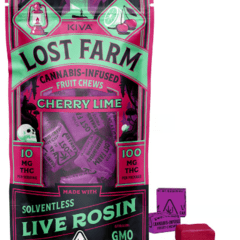 CHERRY LIME LIVE ROSIN CHEWS - GMO (100MG)[I]